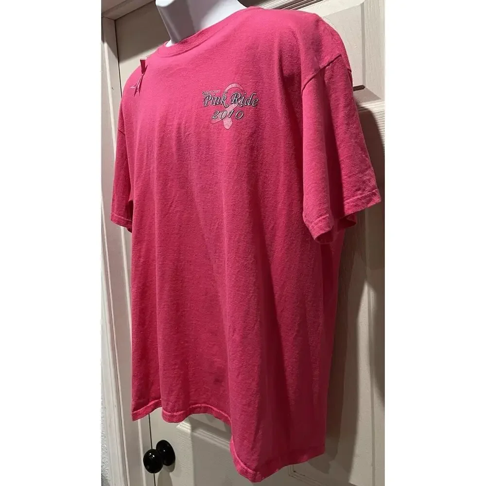 The Second Annual Pink Ride 2010 T Shirt Size X-large Cotton Biker